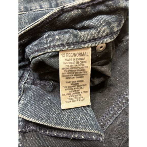 Aeropostale Mid-Rise Ankle Jegging Jeans Women's Size 12 Cotton Blend Blue Denim - Picture 6 of 9